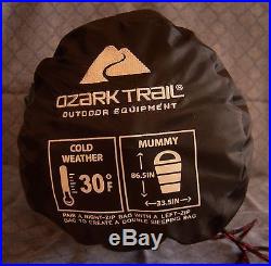 Ozark Trail Cold Weather 30F Mummy Sleeping Bag