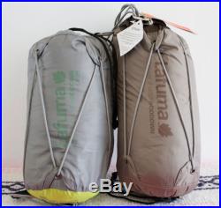 Pair of New Lafuma Backpacking Sleeping Bags -Ultralight 600 Down Filled 40 F
