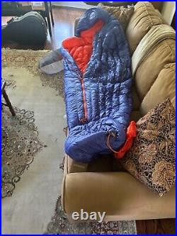Patagonia 850 Down Sleeping Bag 19F/-7C Shor Harvest Moon Blue