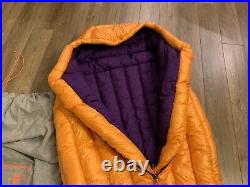 Patagonia Sleeping Bag 850 Down Goose Down Short Orange New Sold Out