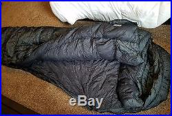 Peregrine -25 (+extra fill) Feathered Friends Sleeping Bag Black Goose Down
