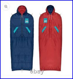 Poler Napsack Reversible Sleeping Bag Suit L Blueberry & Cherry Camp Vibes RARE
