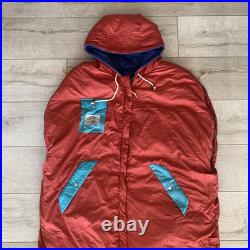 Poler Napsack Reversible Sleeping Bag Suit L Blueberry & Cherry Camp Vibes RARE