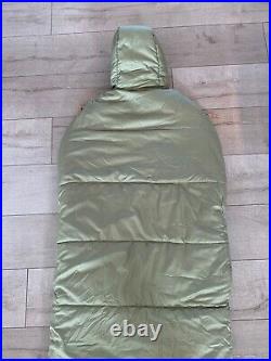 Poler Napsack Shaggy Fern Green Sherpa Fleece Sleeping Bag M Camp Vibes RARE