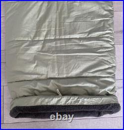 Poler Napsack Shaggy Fern Green Sherpa Fleece Sleeping Bag M Camp Vibes RARE