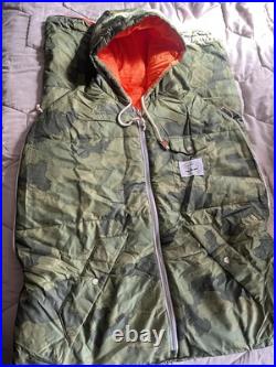 Poler Stuff Napsack Furry Camo Green Orange Medium Camping Small Print Blemish