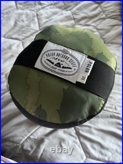 Poler Stuff Napsack Furry Camo Green Orange Medium Camping Small Print Blemish