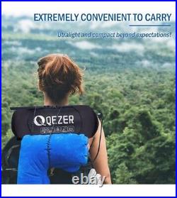 QEZER Down Sleeping Bag for Adults 0°F 10°F 15°F 20°F 32°F Backpacking Camping