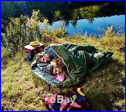Queen Size XL Double Waterproof Lightweight 2 Person Sleeping Bag with 2 Pillows