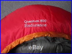 RAB Quantum Endurance 800 Down Sleeping bag 850 goose down 28oz fill 0F 6' 0