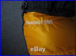 RAB Summit 500 Down Sleeping bag 750/850 goose down 17.5oz pertex endurance 15F