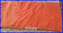 RARE Vintage Coleman Flannel Lined Sleeping Bag 39x79 Rust Original Box