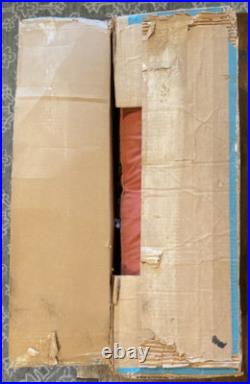 RARE Vintage Coleman Flannel Lined Sleeping Bag 39x79 Rust Original Box