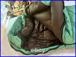 READ Feathered Friends -10 Widgeon Goose Down Sleeping Bag Gore-tex USA Long +3