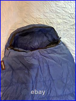 READ Marmot Couloir 0 Goose Down Sleeping Bag Gore-tex USA Made Dirty Long Nice