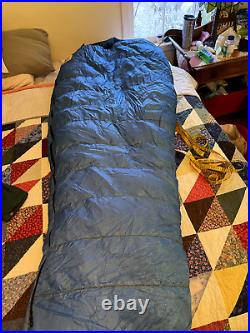 READ Marmot Gopher -20 Goose Down Sleeping Bag Gore-tex USA Made Seam Sealed