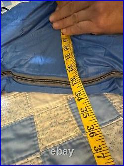 READ The North Face Goose Down 20 Degree Blue Sleeping Bag USA PERFECT
