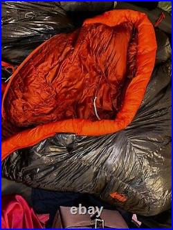 REI Co-op Magma 15 Down Sleeping Bag Women's Regular Gray And Orange