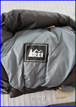 REI DOWN SLEEPING BAG, 45°- Mountaineering Warmth, NEW witho Tags