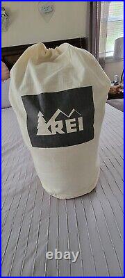 REI DOWN SLEEPING BAG, 45°- Mountaineering Warmth, NEW witho Tags