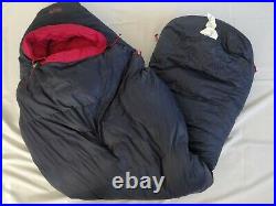 REI Down Time 25F Goose Down Sleeping Bag Womens Regular Length Right Zip