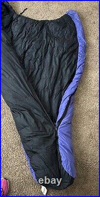 REI Down Time Sleeping Bag Mummy Purple Down Time 15 Degrees Backpacking 84