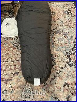 REI Expedition -20f Down Sleeping Bag Long Left NICE