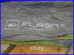REI Flash 800 Goose Down +Primaloft Sleeping Bag Backpacking Hiking
