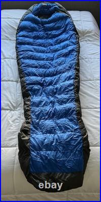 REI Flash Ultralight Sleeping Bag 29 Degree Men's Long Blue 890 Grams