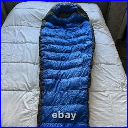 REI Flash Ultralight Sleeping Bag 29 Degree Men's Long Blue 890 Grams