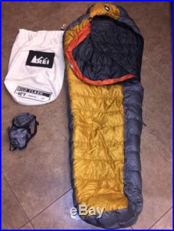 REI Goose Down Filled Sleeping Bag Men's 40F