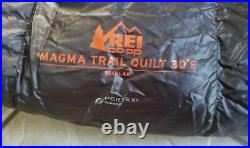 REI Magma Trail Quilt Sleeping Bag 850 FP Down Insulated UL Ultralight Pertex Rg
