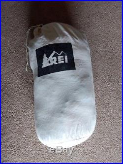 REI Sub Kilo 20 Degree Long Sleeping Bag 750 Down 30 oz Goosedown Mummy Mens