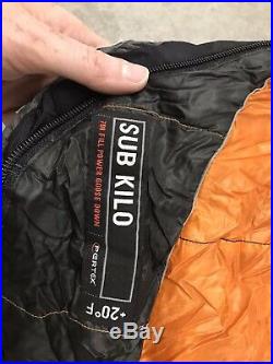 REI Sub kilo (current Magma) 20 Degree Sleeping Bag 750 Down Fill