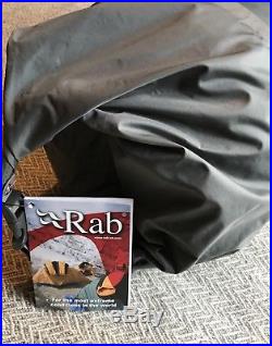 Rab Andes 800 W sleeping bag blue grey womens ultra warm barely used RRP £600