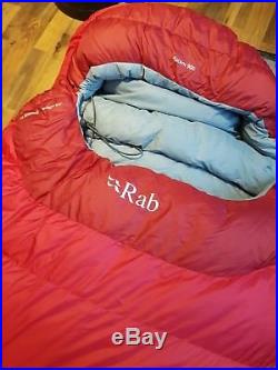 Rab ascent 900 sleeping bag camping 4 season sleeping bag