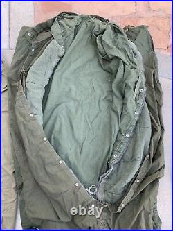 Rare Genuine Belgian Army Issue Multi Later Canvas Sleeping Bag