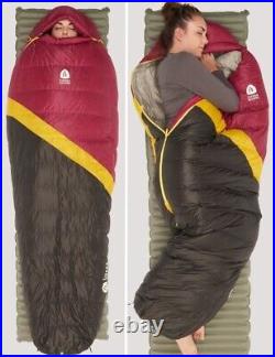 SIERRA DESIGNS nitro 20 sleeping bag ultralight 800 goose down DRIDOWN womens