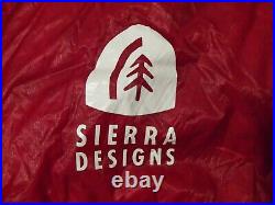 SIERRA DESIGNS nitro 20 sleeping bag ultralight 800 goose down DRIDOWN womens
