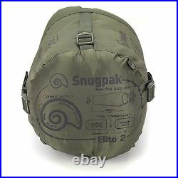 SNUGPAK SOFTIE ELITE 2 SLEEPING BAG OLIVE GREEN 2°C Military Camping 2 Season