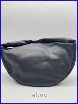 SPECIAL OFFER -BY FAR Maxi Cush 100% cowhide leather large shoulder bag BLACK