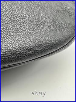 SPECIAL OFFER -BY FAR Maxi Cush 100% cowhide leather large shoulder bag BLACK