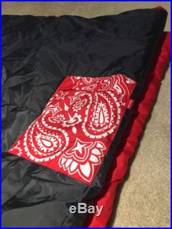 SUPREME THE NORTH FACE BOX LOGO DOLOMITE SLEEPING BAG PAISLEY BANDANA Red 2014