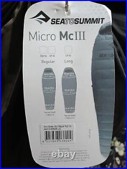 Sea To Summit Micro McIII, Regular Length, Right Zip Very Good+ Condition