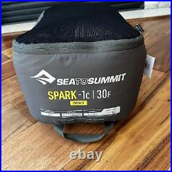 Sea To Summit Spark -1c 30F Long Mummy Down Sleeping Bag NWT