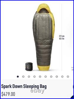 Sea To Summit Spark -1c 30F Long Mummy Down Sleeping Bag NWT