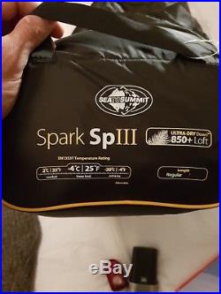 Sea To Summit Spark III 3 Down Sleeping bag OMM RAB PHD Brand New