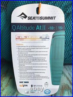 Sea to Summit Altitude ATII Women's Ultralight Dry Down Sleeping Bag 15° Long