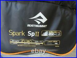 Sea to Summit Spark II Sleeping Bag, Long, 850+Loft Dry Down