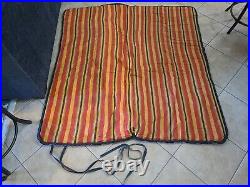 Sears Sleeping Bag Vintage 70x 32 Old Camping Red with Stripe Ted Williams A